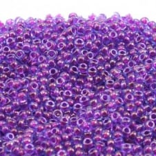 Miyuki Seed Beads 11/0 - Purple Lined Aqua - 10g