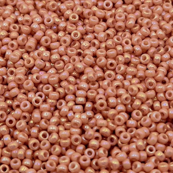  Seed Beads 11/0 - Semi Matte Opaque Salmon - 10g