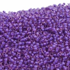 Miyuki Seed Beads 11/0 - Semi Matte Violet/ Lined Light Amethyst - 10g