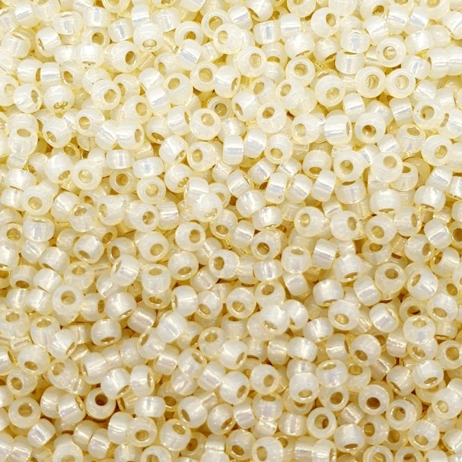  Seed Beads 11/0 - Silver Lined Buttercup AB - 10g