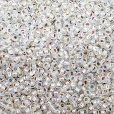 Miyuki Seed Beads 11/0 - Silver Lined Crystal AB - 10g
