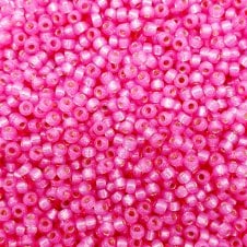 Miyuki Seed Beads 11/0 - Silver Lined Dark Pink AB - 10g