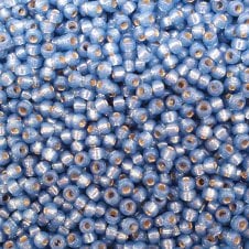 Miyuki Seed Beads 11/0 - Silver Lined Dark Sky Blue AB - 10g