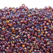 Miyuki Seed Beads 11/0 - Silver Lined Dark Topaz AB - 10g