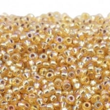 Miyuki Seed Beads 11/0 - Silver Lined Gold AB - 10g