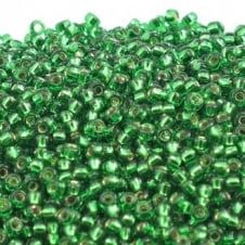 Miyuki Seed Beads 11/0 - Silver Lined Green - 10g