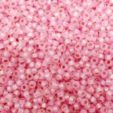 Miyuki Seed Beads 11/0 - Silver Lined Light Pink AB - 10g