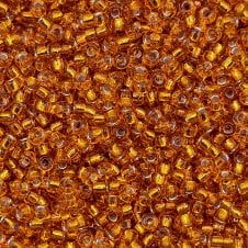 Miyuki Seed Beads 11/0 - Silver Lined Orange - 10g
