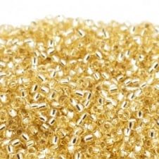 Miyuki Seed Beads 11/0 - Silver Lined Pale Gold - 10g