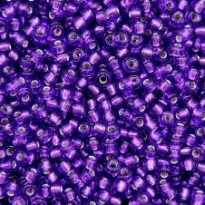 Miyuki Seed Beads 11/0 - Silver Lined Purple - 10g