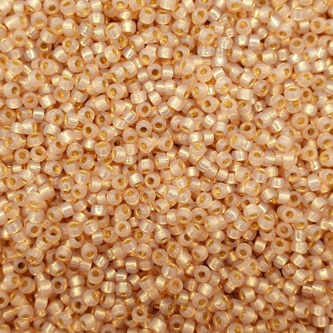  Seed Beads 11/0 - Silver Lined Smoky Light Rose AB - 10g