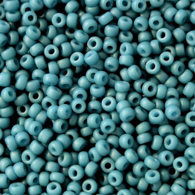  Seed Beads 11/0 - Special Dyed Dark Teal Blue - 10g