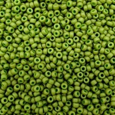 Miyuki Seed Beads 11/0 - Special Dyed Olive Green - 10g