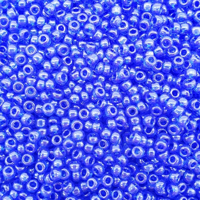  Seed Beads 11/0 - Transparent Cobalt - 10g