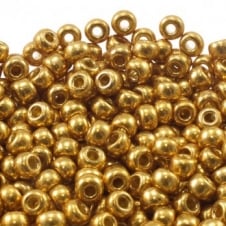 Miyuki Seed Beads 6/0 - Duracoat Galvanised Gold - 10g
