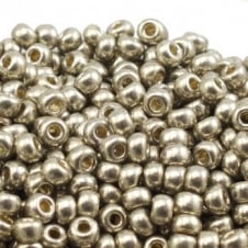 Miyuki Seed Beads 6/0 - Duracoat Galvanised Light Smoky Pewter - 10g
