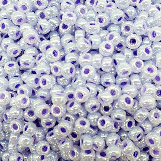  Seed Beads 6/0 - Lilac Ceylon - 10g