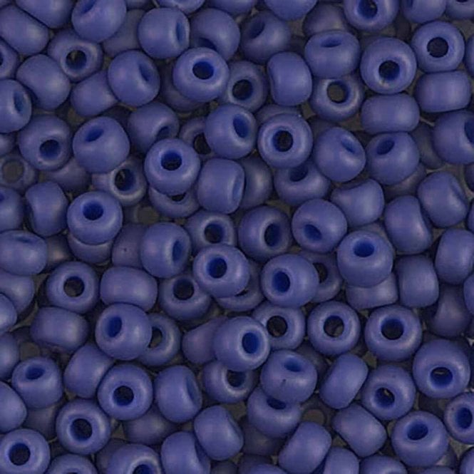  Seed Beads 6/0 - Matte Cobalt - 10g