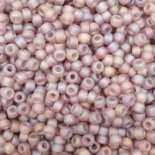 Miyuki Seed Beads 6/0 - Matte Transparent Smoky Amethyst AB - 10g