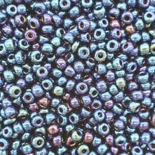Miyuki Seed Beads 6/0 - Metallic Dark Blue Iris - 10g
