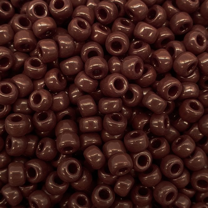  Seed Beads 6/0 - Opaque Chocolate - 10g