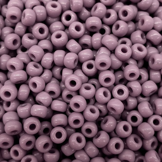  Seed Beads 6/0 - Opaque Mauve - 10g