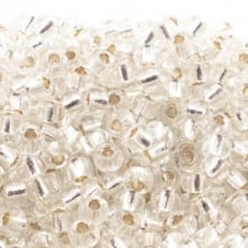 Miyuki Seed Beads 6/0 - Silver Lined Crystal - 10g