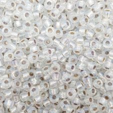 Miyuki Seed Beads 6/0 - Silver Lined Crystal AB - 10g