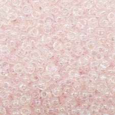 Miyuki Seed Beads 6/0 - Transparent Pale Pink AB - 10g