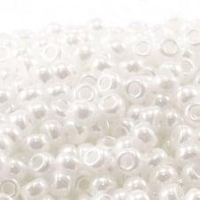 Miyuki Seed Beads 6/0 - White Ceylon - 10g