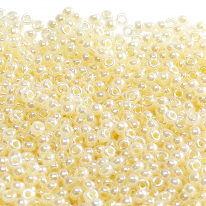  Seed Beads 8/0 - Butter Cream Ceylon - 10g