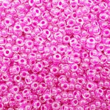 Miyuki Seed Beads 8/0 - Fuchsia Lined Crystal - 10g