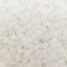 Miyuki Seed Beads 8/0 - Matte Crystal AB - 10g