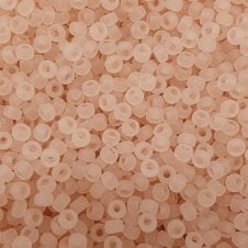 Miyuki Seed Beads 8/0 - Matte Transparent Light Tea Rose - 10g