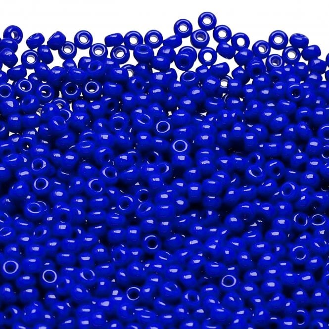  Seed Beads 8/0 - Opaque Cobalt - 10g