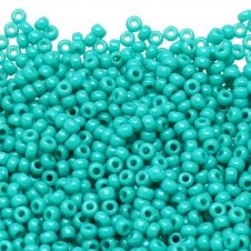 Miyuki Seed Beads 8/0 - Opaque Turquoise - 10g