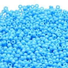Miyuki Seed Beads 8/0 - Opaque Turquoise Blue - 10g
