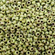 Miyuki Seed Beads 8/0 - Picasso Chartreuse Matte - 10g