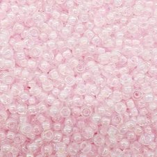 Miyuki Seed Beads 8/0 - Pink Lined Crystal AB - 10g