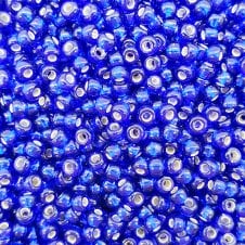 Miyuki Seed Beads 8/0 - Silver Lined Cobalt - 10g