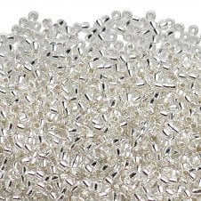 Miyuki Seed Beads 8/0 - Silver Lined Crystal - 10g