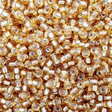 Miyuki Seed Beads 8/0 - Silver Lined Dark Gold - 10g