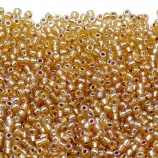 Miyuki Seed Beads 8/0 - Silver Lined Gold AB - 10g
