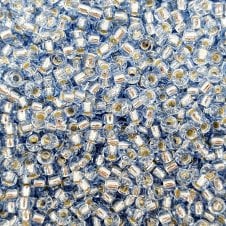 Miyuki Seed Beads 8/0 - Silver Lined Light Sapphire - 10g