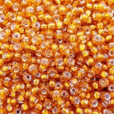 Miyuki Seed Beads 8/0 - Silver Lined Orange - 10g