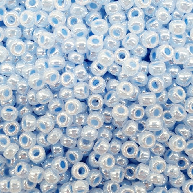  Seed Beads 8/0 - Sky Blue Ceylon - 10g