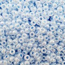 Miyuki Seed Beads 8/0 - Sky Blue Ceylon - 10g