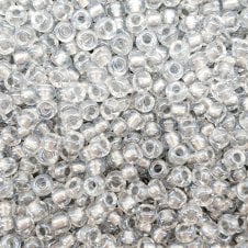 Miyuki Seed Beads 8/0 - Sparkle Pewter Lined Crystal - 10g