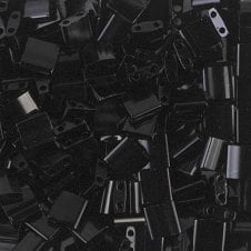 Miyuki Tila Beads - Black - 5g