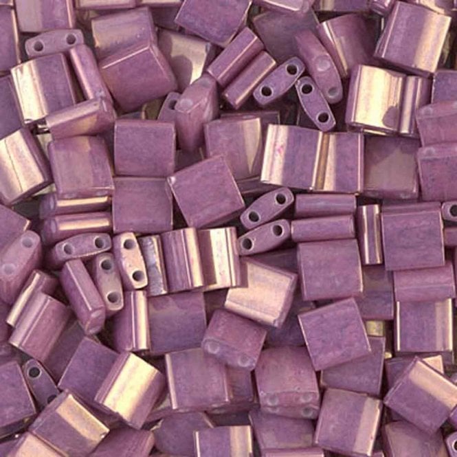  Tila Beads - Opaque Dark Orchid Luster - 5g